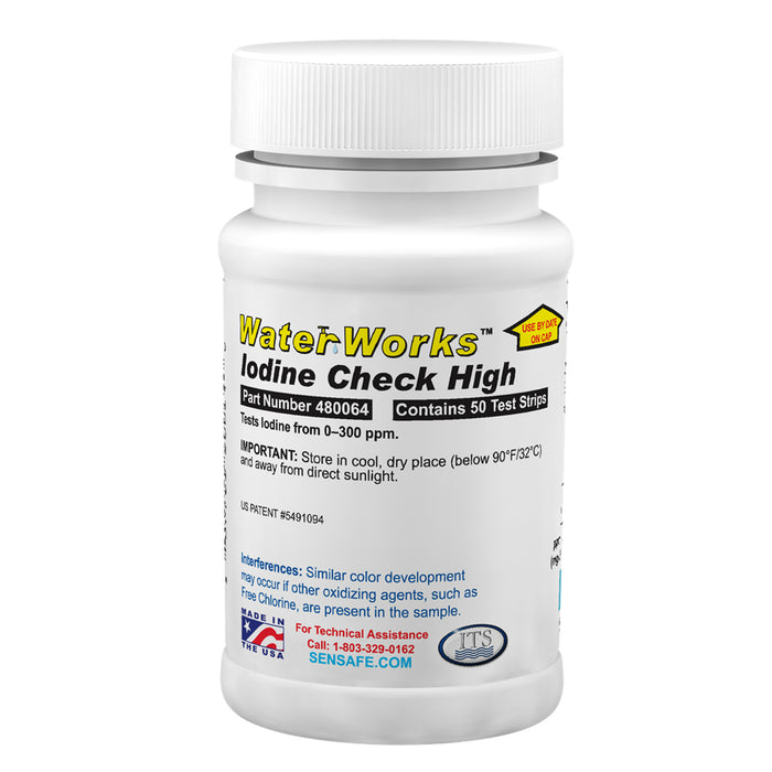 WaterWorks™ Iodine Check High Range (Jod im hohen Bereich)