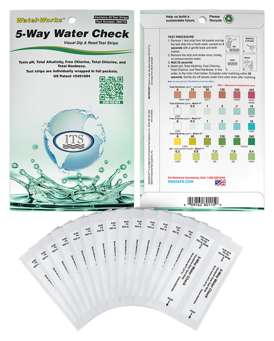 WaterWorks™ 5-WAY Wasser Check (Eco-Pack)