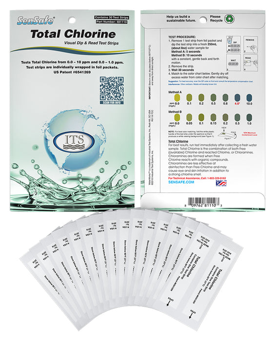 SenSafe® Gesamt-Chlor (Pocket-Pack)