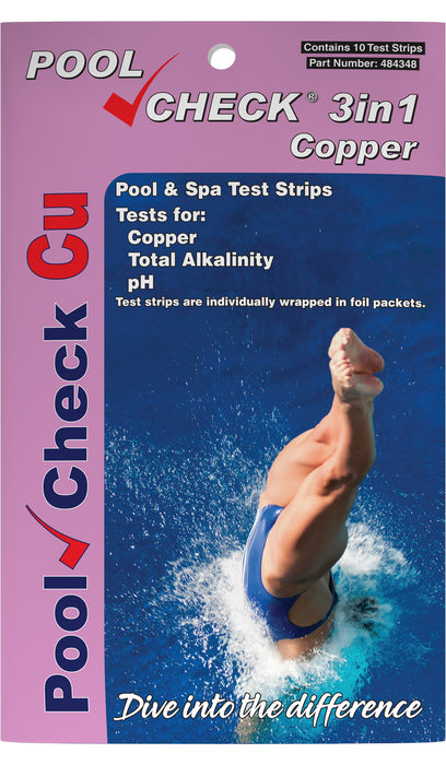 Pool Check® Kupfer 3in1 - Taschenpackung