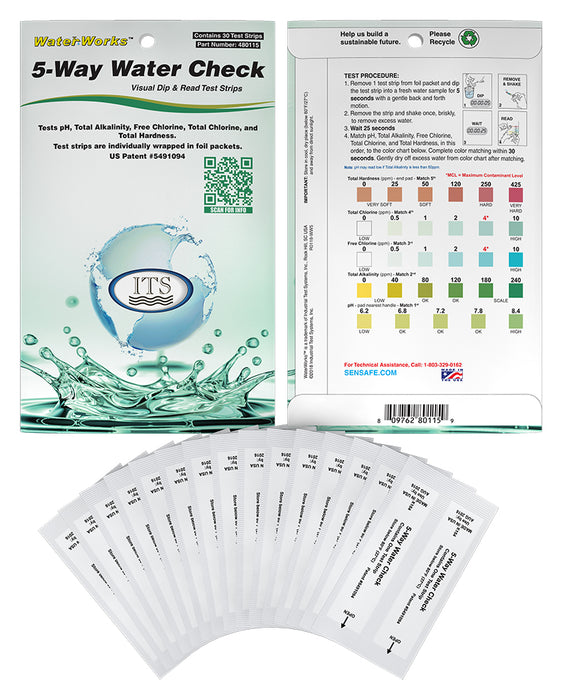 WaterWorks™ 5-WAY Water Check (Eco-Pack) — Wateriga